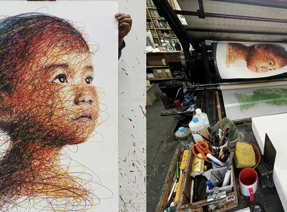 Hom Nguyen Lithograph Peace